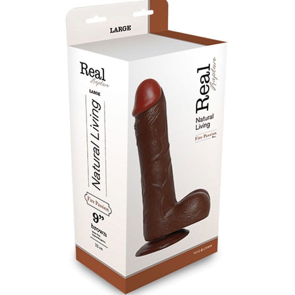 Wielki murzyński penis z przyssawką Długość  23 cm-2