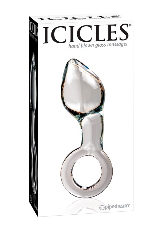 Icicles No 14 Szklany korek analny-1