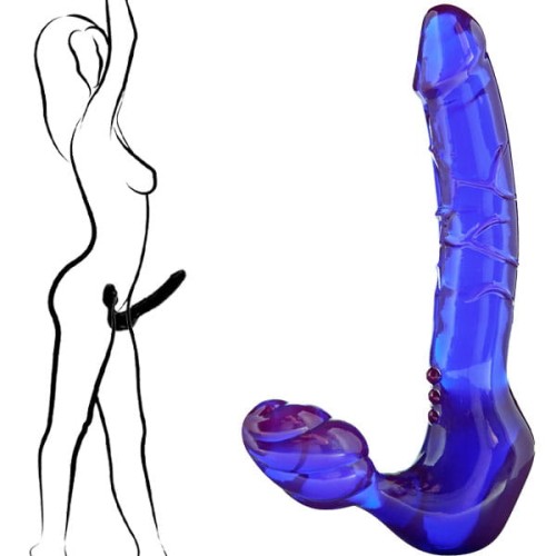 Strap-On bez pasków Podwójne dildo dla Pań