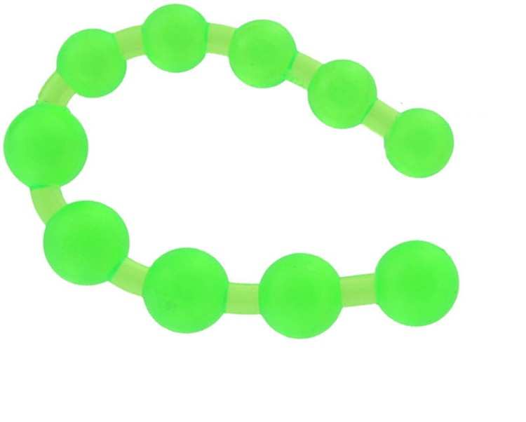 Zielone koraliki analne mała średnica kulek