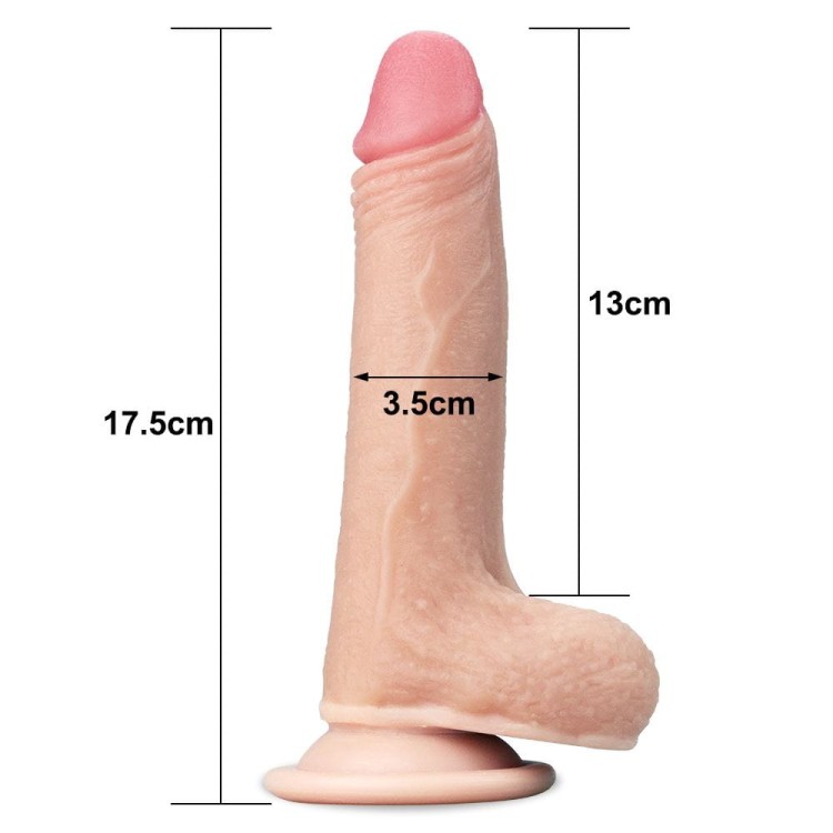 Dildo Sztuczny realistyczny Penis  Członek 17 cm-11