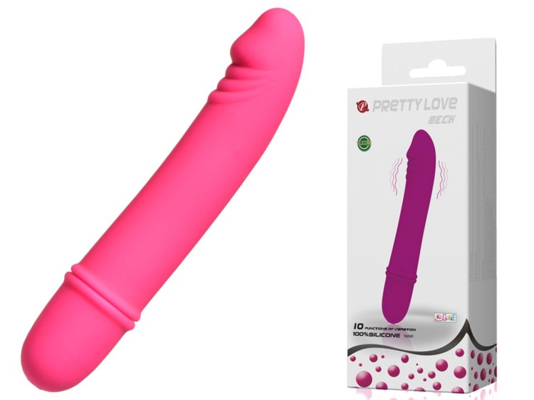 Dyskretny Prosty Delikatny Wibrator Silikonowy Beck Pretty Love
