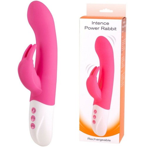 Wibrator damski Królik z wypustką do łechtaczki-1