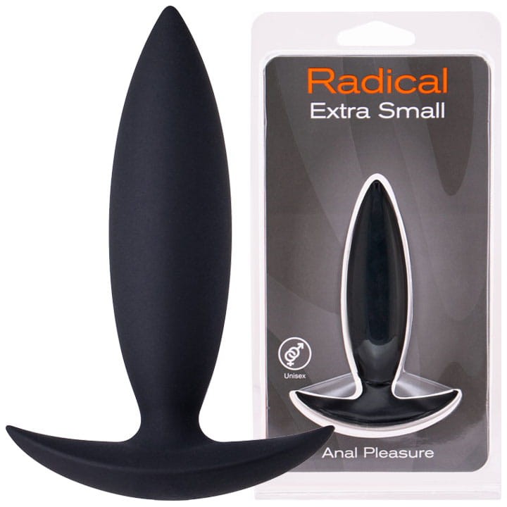 Korek analny Exstra Small Gładki silikon