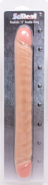 Podwójny sztuczny penis 33 cm