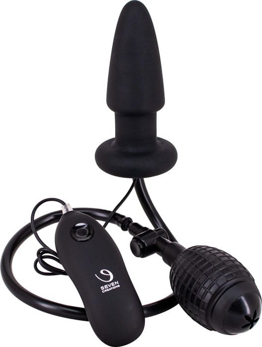 Pompowany korek analny Mocne wibracje