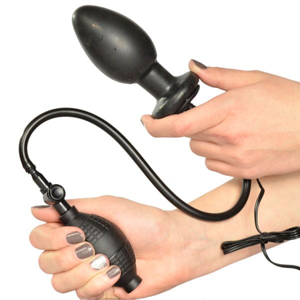 Pompowany korek analny Mocne wibracje-4