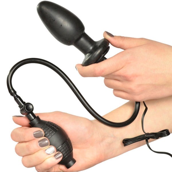 Pompowany korek analny Mocne wibracje-3