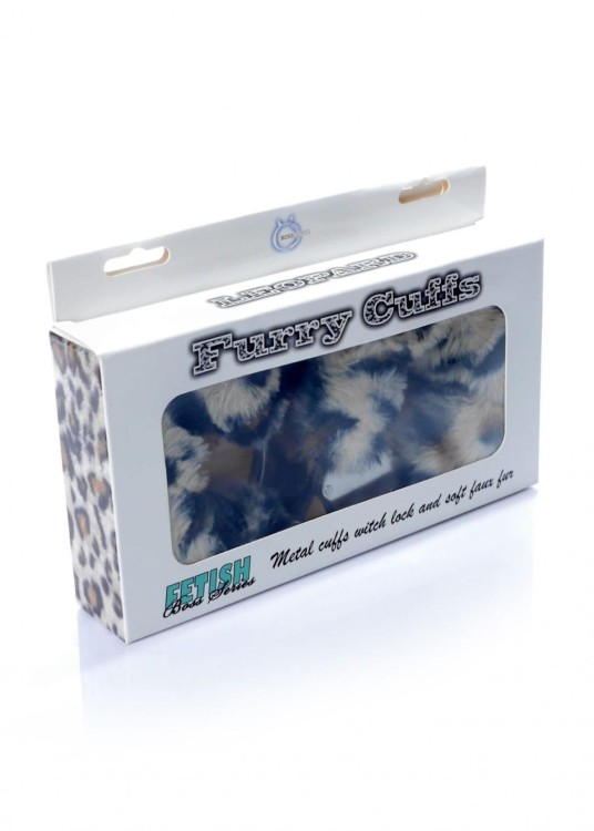 Sex kajdanki na ręce futerko leopard-4