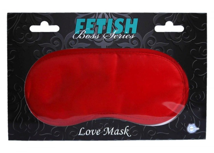 Love Mask czerwona opaska na oczy-1