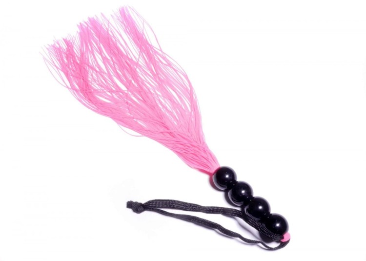 Silikonowy pejcz do delikatnej chłosty 36 cm-4