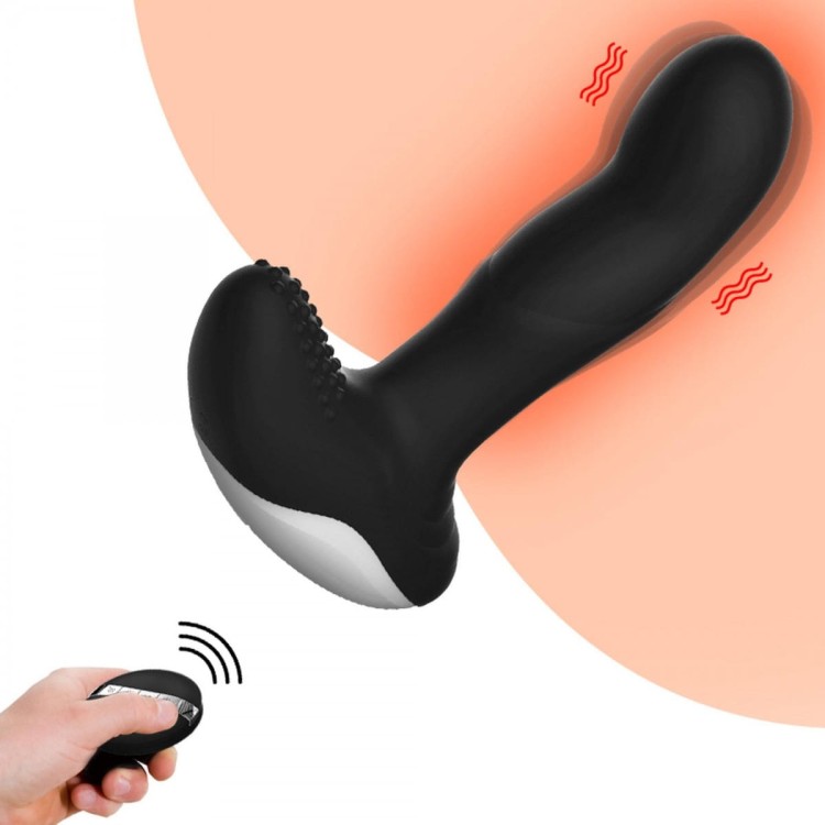Wibrator prostaty z ruchem główki i grzaniem-2