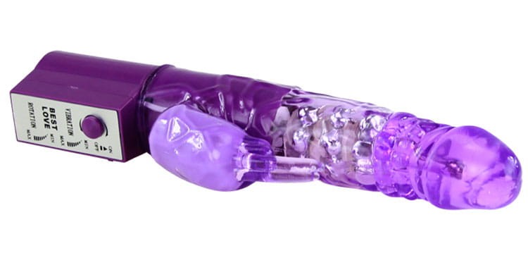 Rotacyjny Wibrator Króliczek Żelowy Cute Baby-3