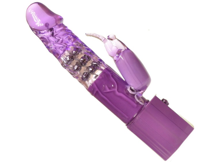 Rotacyjny Wibrator Króliczek Żelowy Cute Baby-5