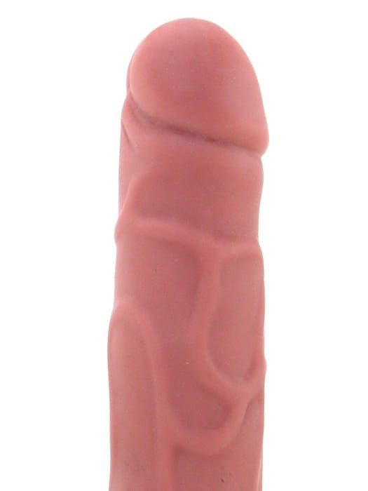 Mulat duży realistyczny wibrator z przyssawką-3