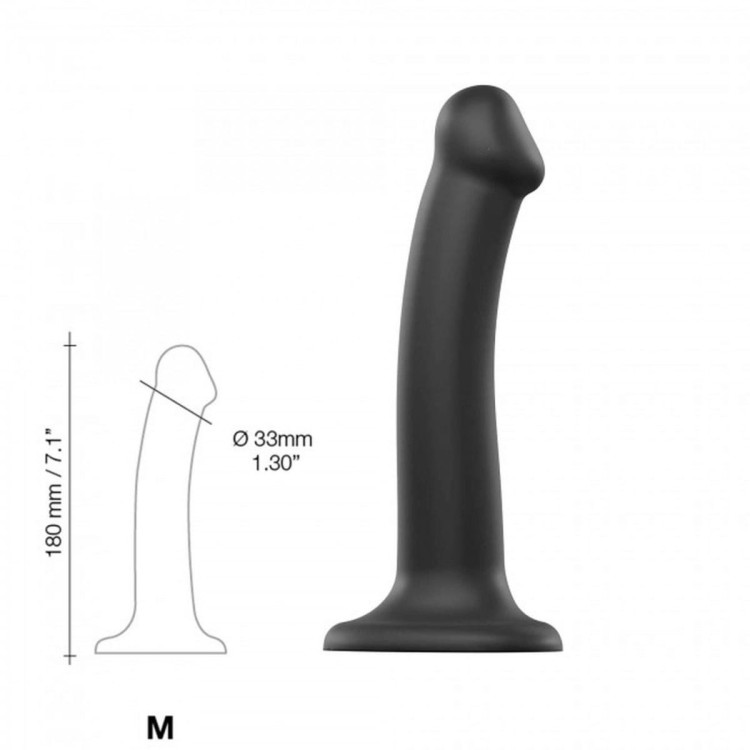 Dildo rozmiar M  Przyjemny dla ciała silikon-2
