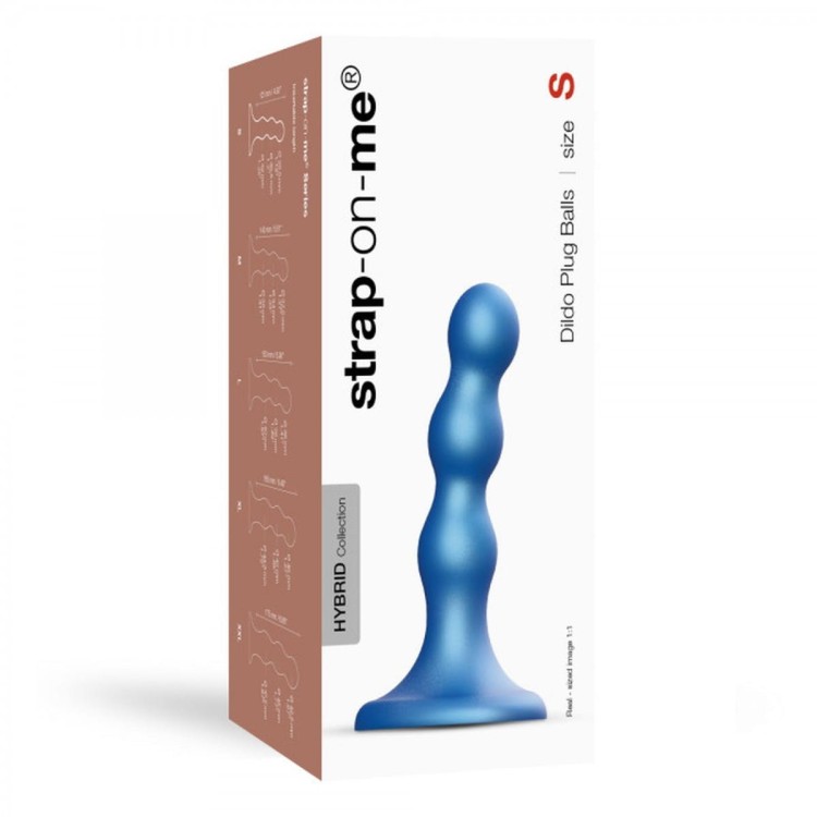 Prążkowane dildo analne S-5