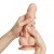 Silikonowe dildo z ruchomą skórą 13,4 cm