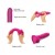 Silikonowe dildo z ruchomą skórą Długość 12,8 cm-2
