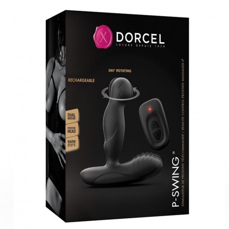 Stymulator prostaty - wibracje rotacja grzanie pilot-2