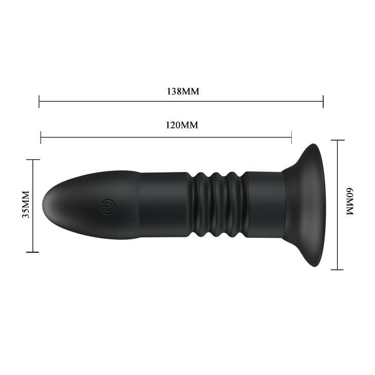 Korek analny z ruchem posuwistym USB-4