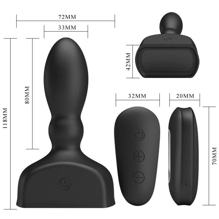 Pompowany stymulator analny do prostaty-2