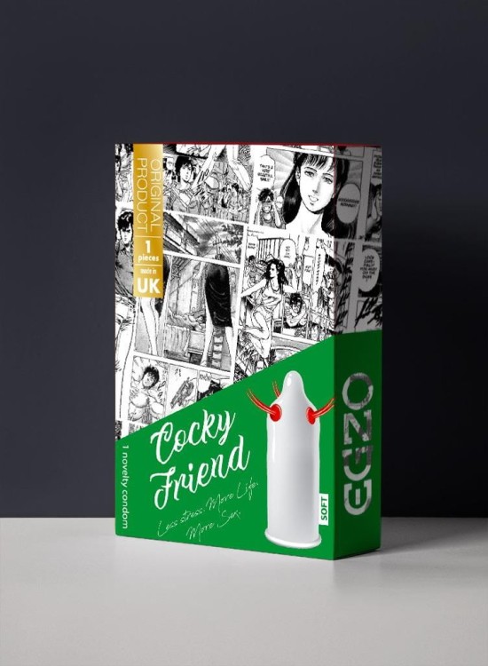 Prezerwatywa Egzo Cocky Friend 1 szt-1