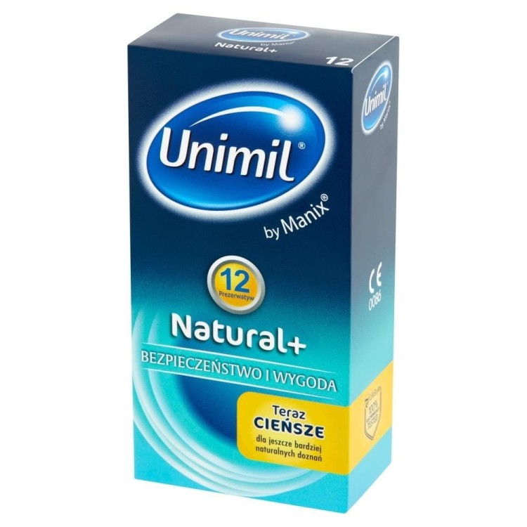 Prezerwatywy Unimil Natural + 12 szt