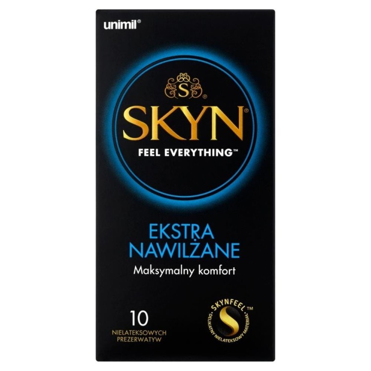 Prezerwatywy Unimil Skyn Extra Wet Box 10 szt-1