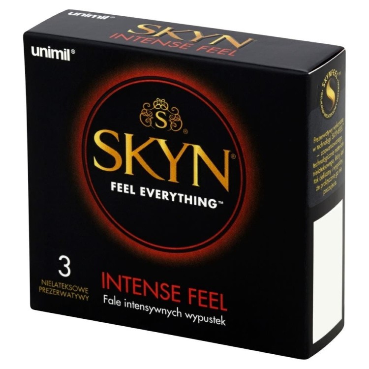 Prezerwatywy Unimil Skyn Intense Feel Box 3 szt