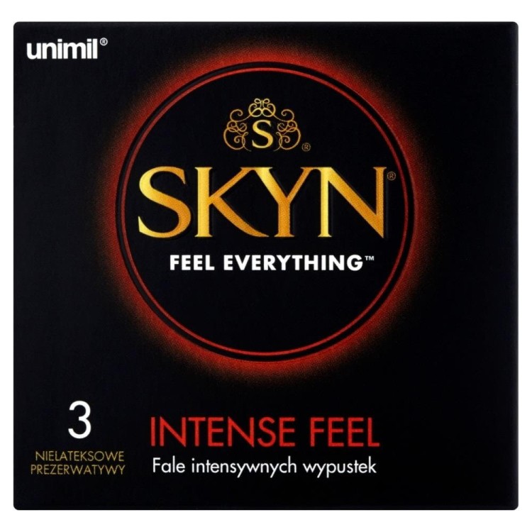 Prezerwatywy Unimil Skyn Intense Feel Box 3 szt-1