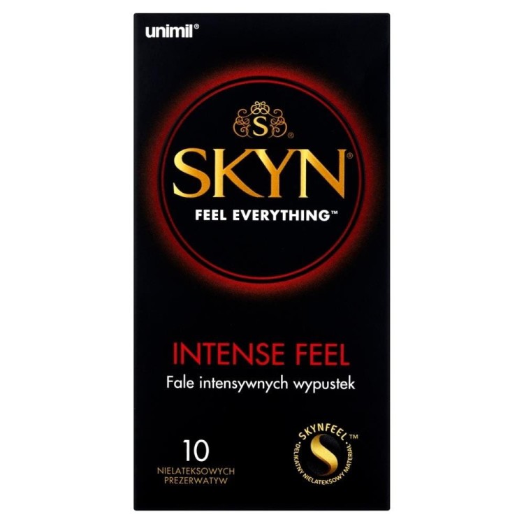 Prezerwatywy Unimil Skyn Intense Feel Box 10 szt-1