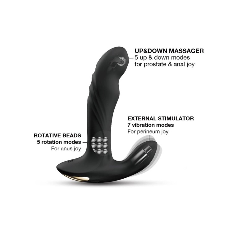 Multi wibrator analny do prostaty na pilota-1