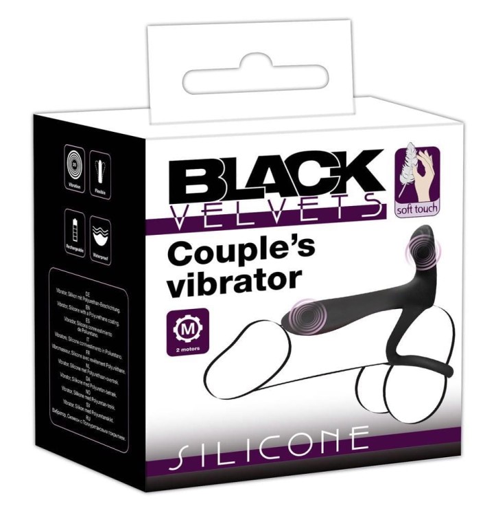 Black Velvets Pierścień -Stymulator Dla par-8