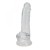 Żelowy krystaliczny penis 16 cm