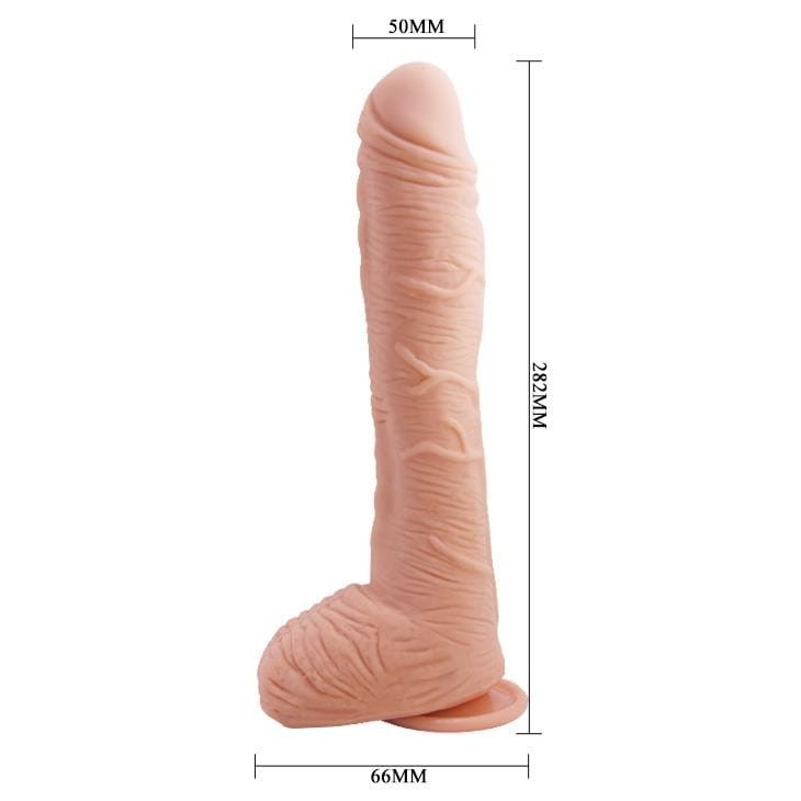 Wielki penis na przyssawce 25 cm-7