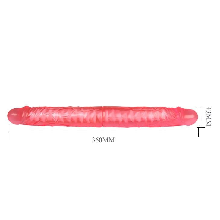 Podwójny penis Formowanie kształtu 36/4 cm-4