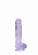 Miękkie dildo żelowe Penis z jądrami 15/3 cm Fiolet-1