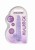 Miękkie dildo żelowe Penis z jądrami 15/3 cm Fiolet-5