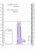 Miękkie dildo żelowe Penis z jądrami 15/3 cm Fiolet-2