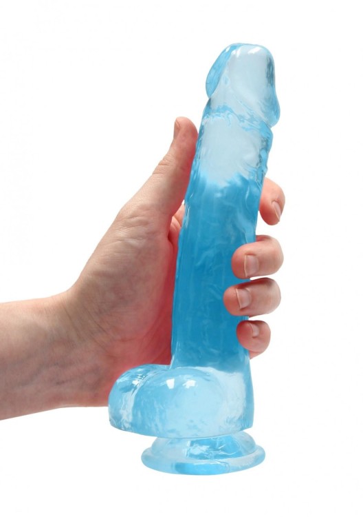 Miękkie dildo żelowe Penis z jądrami 21/4 cm