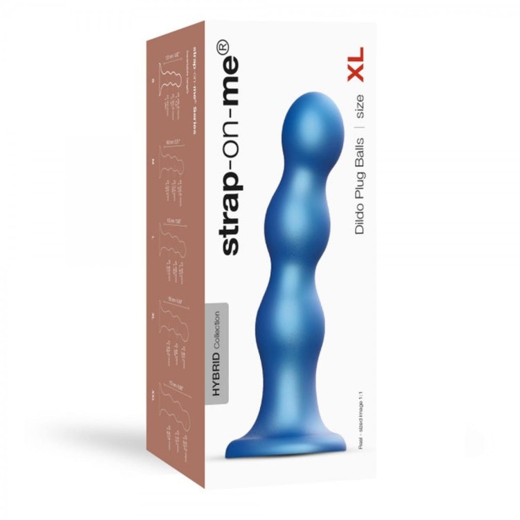 Prążkowane dildo analne XL-5