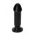 Małe dildo analne 10,5 cm czarne-2