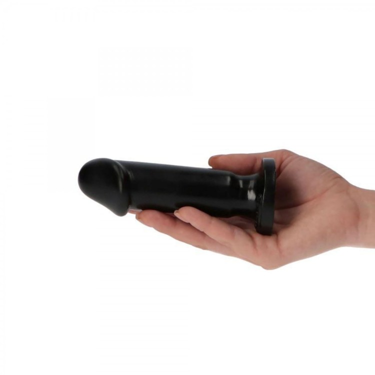 Małe dildo analne 10,5 cm czarne-1