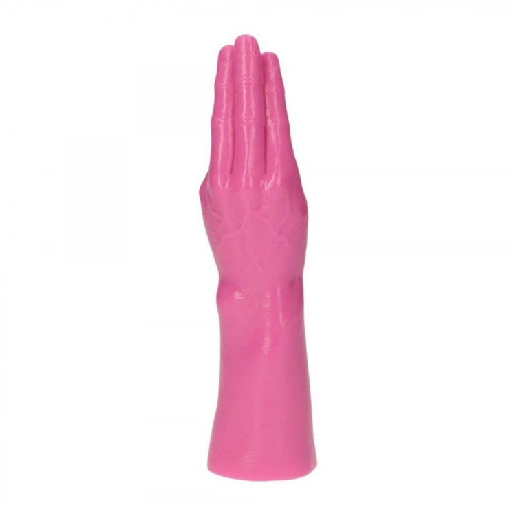 Ręka do uprawiania fistingu Różowa 28 cm-3