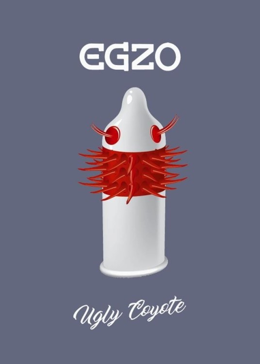 Prezerwatywa Egzo Ugly Coyote 1 szt-2