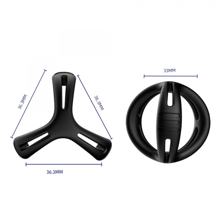 Trzy zespolone pierścienie na penisa i jądra-5