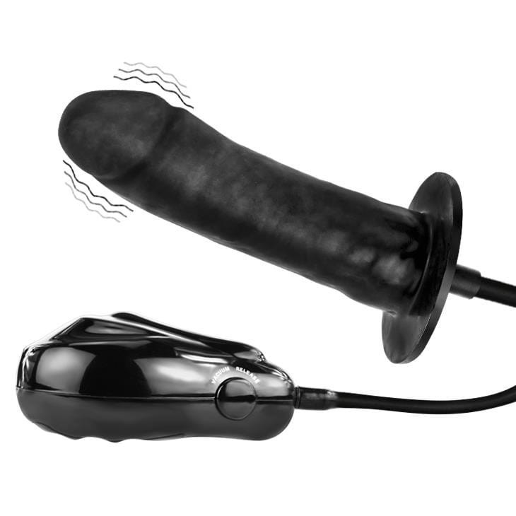 Pompowany penis analny z wibracją-2