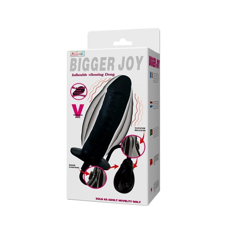 Pompowany penis analny z wibracją-6