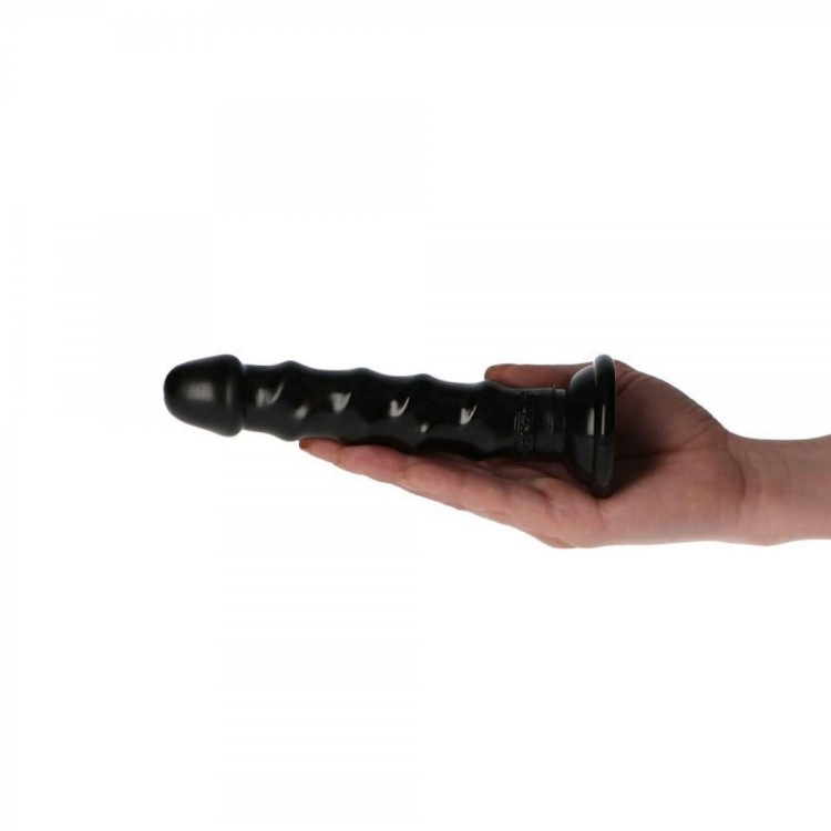 Dildo z grubymi prążkami 14,5 x 3,5 cm-1